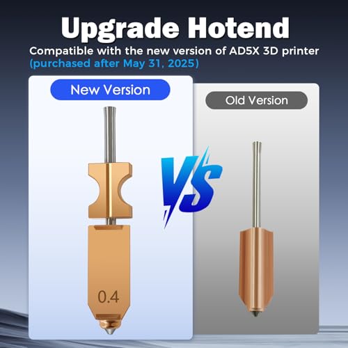 Upgrade 3PK 0.4MM AD5X Hotend Nozzle for Falshforge AD5X Hot End