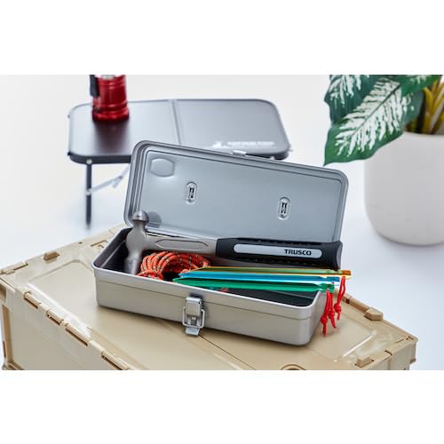 TRUSCO T-320SV Trunk Tool Box, 133.0 x 5.4 x 3.8 x 3.8 inches (333 x 137 x 96.5 cm), Silver M Single Item