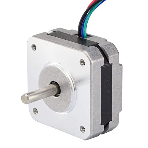 2X 4-Lead Nema 17 Stepper Motor 20Mm 1A 13Ncm(18.4Oz.in) 42 Motor Nema17 Stepper for DIY 3D Printer CNC