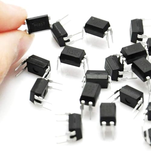 PC817C Optocoupler, 2.54 mm DIP, Pack of 100 | 4 pin 4 pin photo coupler for mounting, pins, for DIY, DIP-4, 2.54 mm spacing