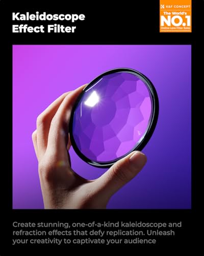 K&F CONCEPT 67mm Kaleidoscope Effects Filter Prism