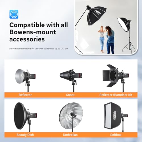 Godox S3 Bowens Mount Flash Bracket for V1 V100 AD100/200/300Pro Flash