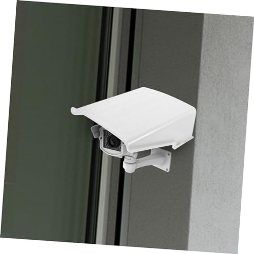 2Sets Outdoor Camera Rain Cover Rainproof Security Camera Cover for Garden Easy to Install Protects Against Sunlight and Rain Extends Lifespan