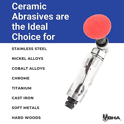 BHA 2" Ceramic Quick Change Sanding Discs Type R Male, 36 Grit - 25 Pack 36.0
