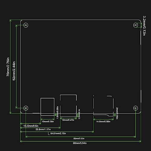 Laser Engraver Motherboard, Functional 520KByte RAM Built-in WiFi 32bit 8192KBytes Flash Support LCD Laser Engraver Control Board for DIY (Mainboard)