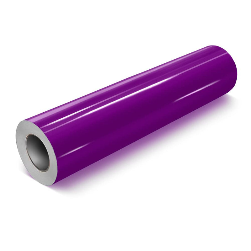 VViViD Violet Gloss 11.8 Inches x 84 Inches (7 Feet) DECO65 Permanent Adhesive Craft Vinyl for Cricut, Silhouette & Cameo 7ft x 11.8" Roll