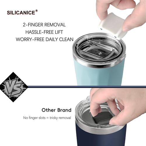 20oz Soft Touch Diamond Tumbler - Double Wall Vacuum Insulated Stainless Steel Coffee Cup | Leak-Resistant Detachable Lid, Cup Holder Friendly, BPA Free Dishwasher Safe, Thoughtful Gift for Women Brige Purple 20 Ounces