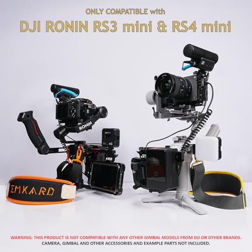 NATONEX NS3m NATO Connectivity Multiplier Accessory for DJI Ronin RS4 mini & RS3 mini Video Stabilizer Gimbals (Gold on Graphite) GOLD on GRAPHITE