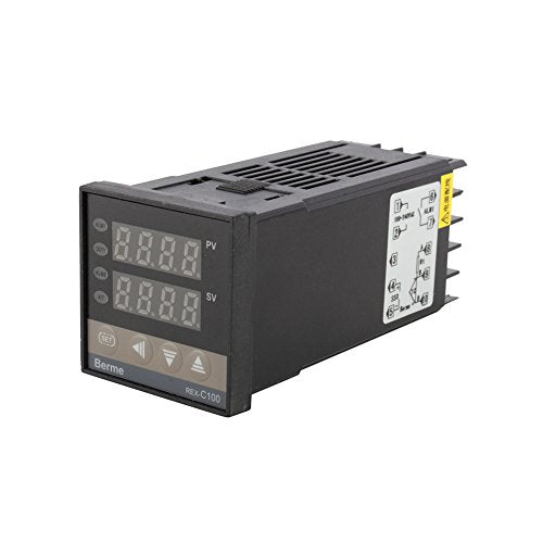[Australia - AusPower] - Professional Digital Temperature Controller REX-C100, 40A Solid State Relay K Thermocouple GD (AC100-240V) 