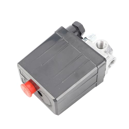 Oumefar Air Compressor Switch Universal Pressure Control Valve Four Port Pressure Switch As 90PSI120PSI Compressor Accessories Pack of 1