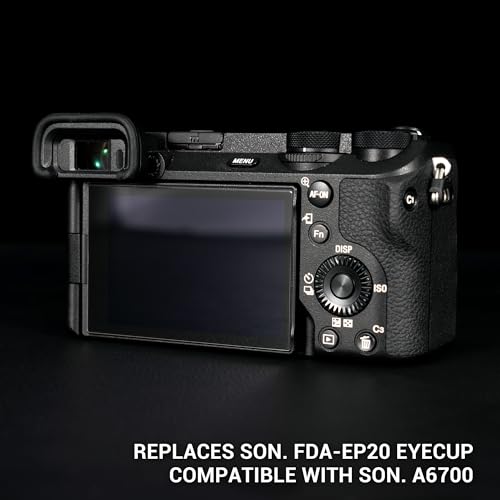 A6700 FDA-EP20 Eyecup,2 Pack Soft Silicone Camera Viewfinder Eyepiece Replace Sony FDA-EP20