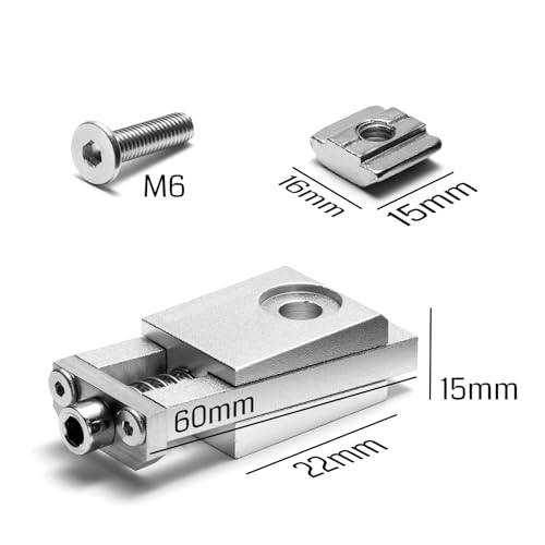 Genmitsu T-Track Mini Vise Hold Down Clamp Kit [4PCS] Compact
