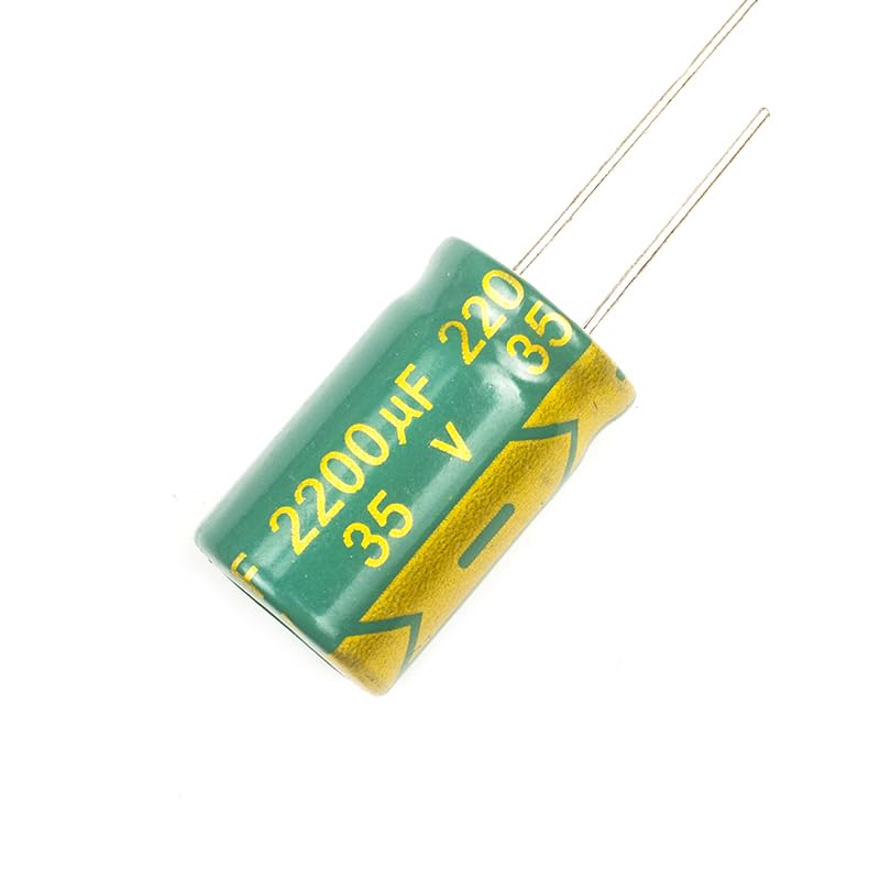 5pcs 35V 2200uf Capacitor, Aluminium Radial Electrolytic Capacitors for TV, LCD, Radio, Microwave, Game (16 x 25 mm) 35 V 2200 uf