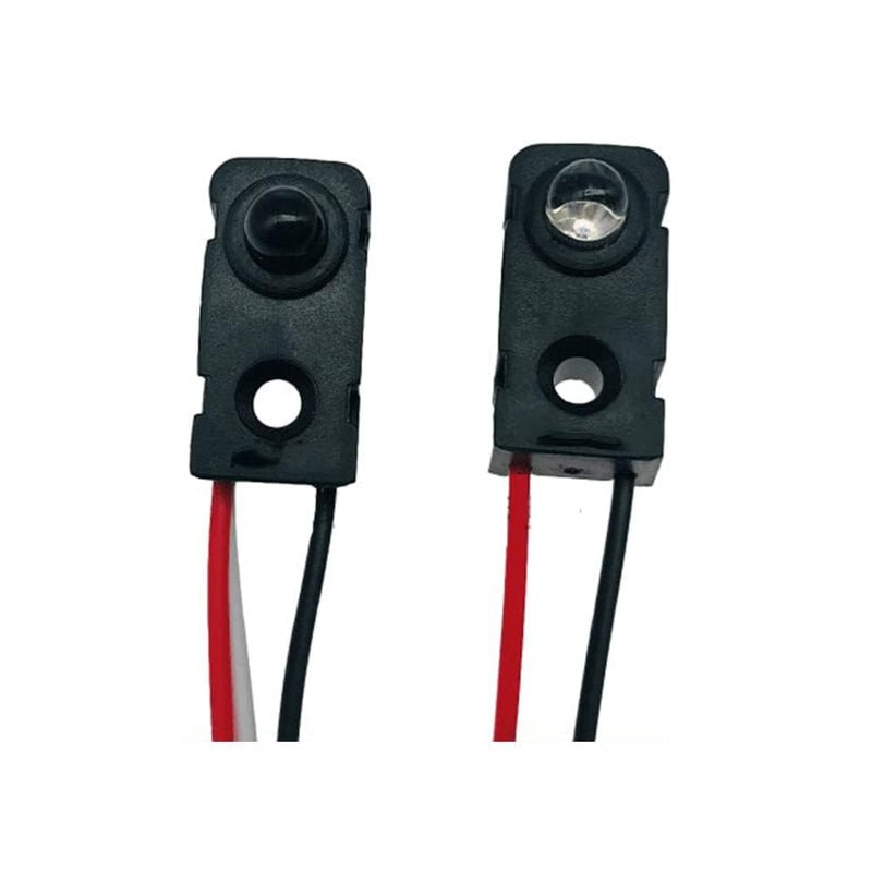 [Australia - AusPower] - IR Break Beam Sensor 3MM LEDs Counting Module Split Through-Beam Photoelectric Switch (50cm Projection Distance) 50cm Projection Distance 