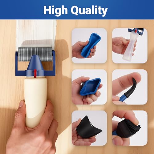 DrawPies wood glue roller applicator set with 10 pieces for woodworking projects