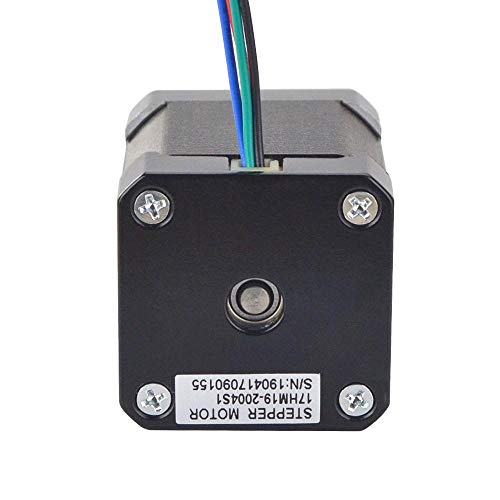 STEPPERONLINE Full D-Cut Shaft Stepper Motor Nema 17 0.9deg 46Ncm (65.1oz.in) 2A 42x48mm CNC 3D Printer