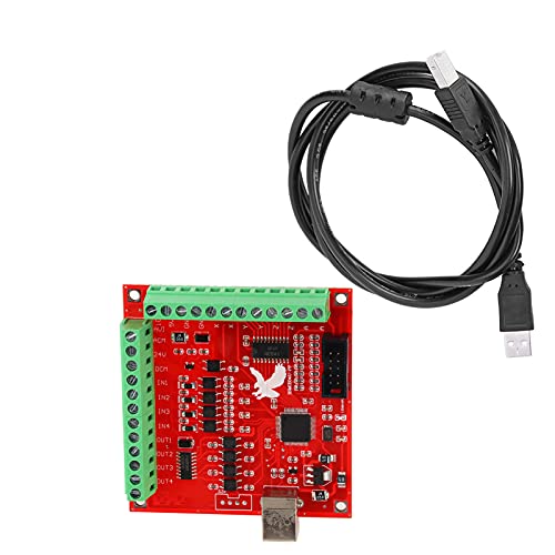 USB 100Khz Motion Controller Card Breakout Board for CNC Engraving, Compatible with CNC Milling Machines and DIY CNC Projects