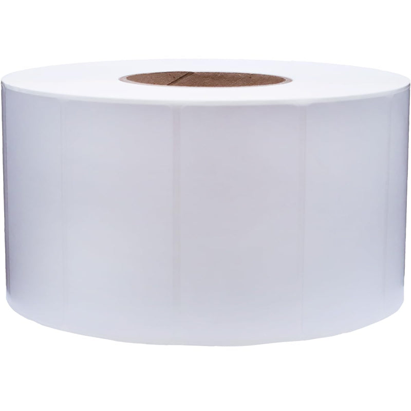 4 x 2 Direct Thermal Perforated White Labels, 3″ Inch Core, 3000 Count - Label Paper for Thermal Printer Labels, Permanent Adhesive, Suitable for Various Industries