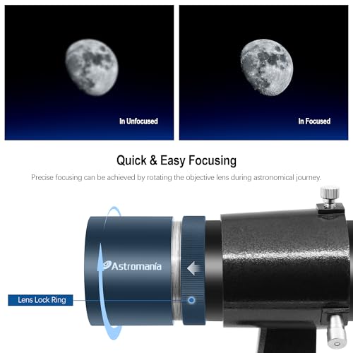 Astromania Finder Scope, Right Angle Optical Finderscope for Telescope 9x50 50mm