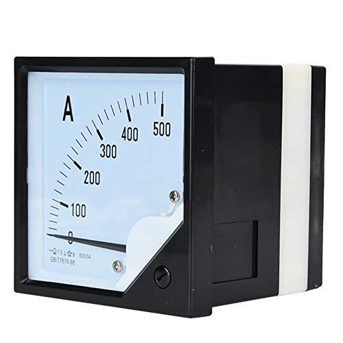 [Australia - AusPower] - Analog Current Meter Panel Analog Amp Meter Ammeter Test Detectors 500A 1.5 Accuracy 