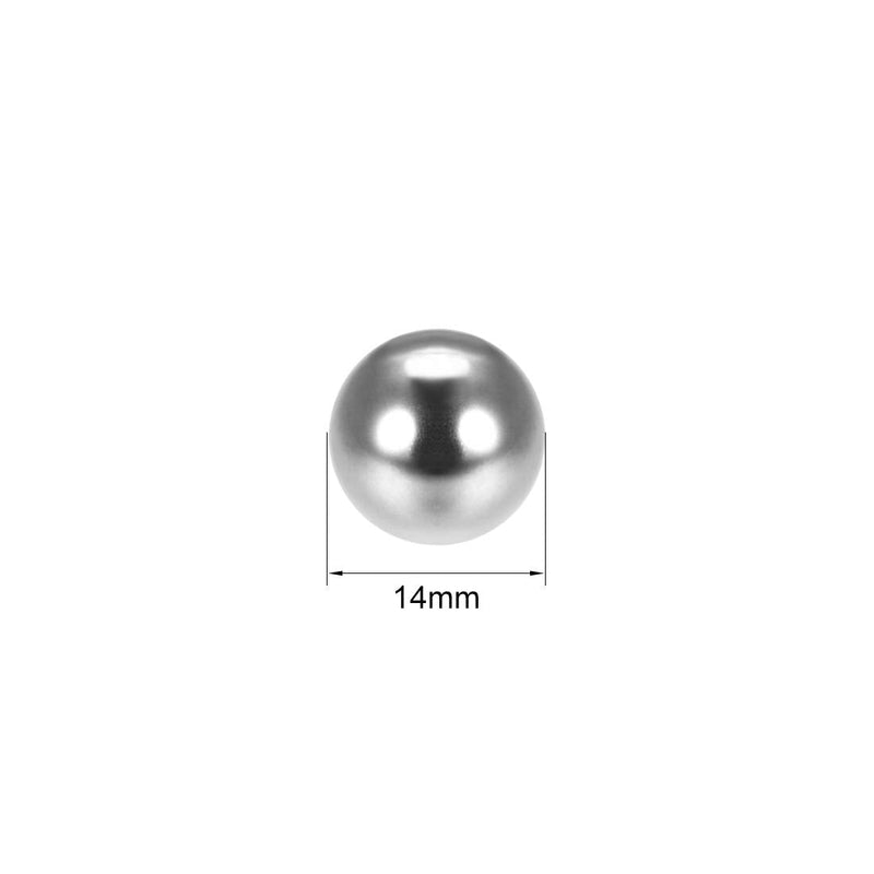 [Australia - AusPower] - uxcell 14mm Precision Chrome Steel Bearing Balls G25 10pcs 