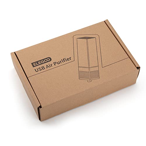 ELEGOO USB Purifier with Activated Carbon, Reduces 3D Resin Odor, Pack of 2 USB Air Purifier