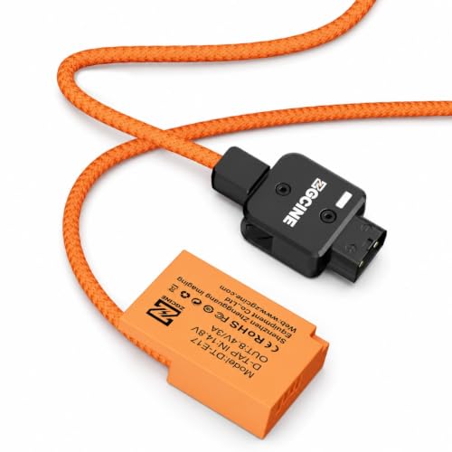 ZGCINE D-Tap to LP-E17 Dummy Battery Cable, DR-E18 DC Coupler Replacement