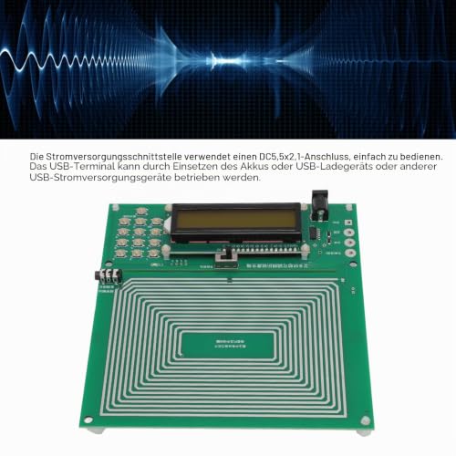 Wave Generator, Frequency Generator, 0.01-100,000Hz, Adjustable Frequency, 7.83Hz, Sine, Rechargeable USB Low Frequency Pulse Generator, Multiple Waveforms
