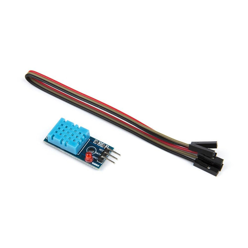 [Australia - AusPower] - SHILLEHTEK DHT11 Temperature and Humidity Sensor Module with LED & Cable - Temperature Humidity Measurement for Arduino, Raspberry Pi, ESP32 and Other Microcontrollers, Electronic Practice DIY 