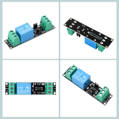 3V Relay Power Switch Board AYWHP 6 Pieces 1 Channel Relay Power Switch Module Optocoupler Optoisolation High Level Trigger for IOT ESP8266 Microcontroller Development Board
