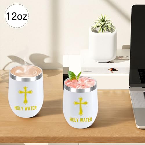 Easter Gifts 12oz Travel Mug Christening Gifts for Girls Goddaughter Godmother Gift God Mothers Religious Gift for Women Funny Friend Present Ideas Christmas Presents for Women Coffee Cup