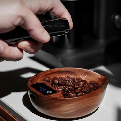 Coffee Bean Weigher, Tea Leaf Scale, Walnut Hand Brewing Electronic Scale Coffee Bean Scale Accurate to 0.1g