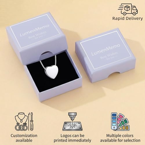 Cremation Jewelry for Ashes - Heart Urn Necklace Ashes for Women Men Cremation Locket Jewelry with Keepsake Urn Memorial Ash Silver