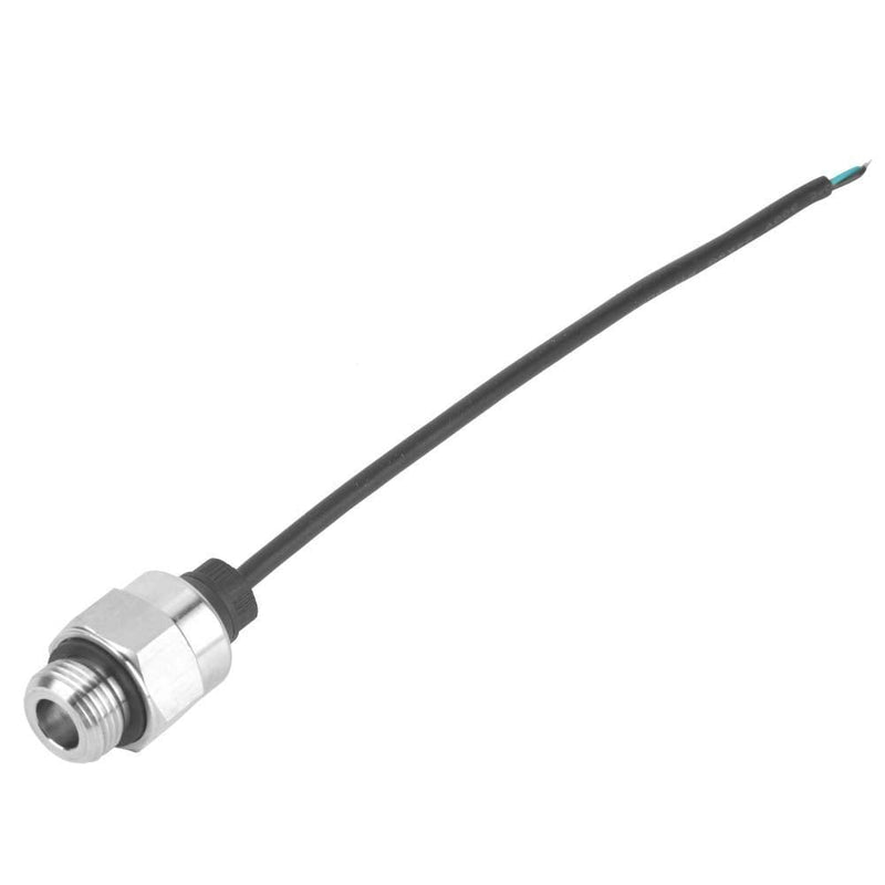 Pressure Sensor 0-2 Bar Analogue Output G3/8 Screw Connection IP65 Stainless Steel 5-32 V DC Piezoresistive Pressure Transmitter for Water Pressure Transmitter Industrial 0~2 BAR