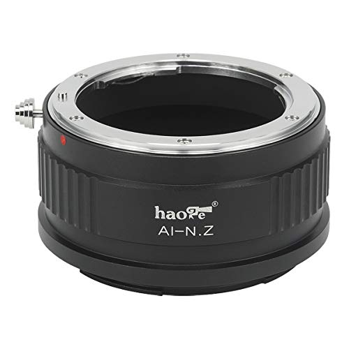 Haoge Manual Lens Mount Adapter for Nikon Nikkor F/AI/AIS/D Lens to Nikon Z Mount Camera Such as Z6 Z7