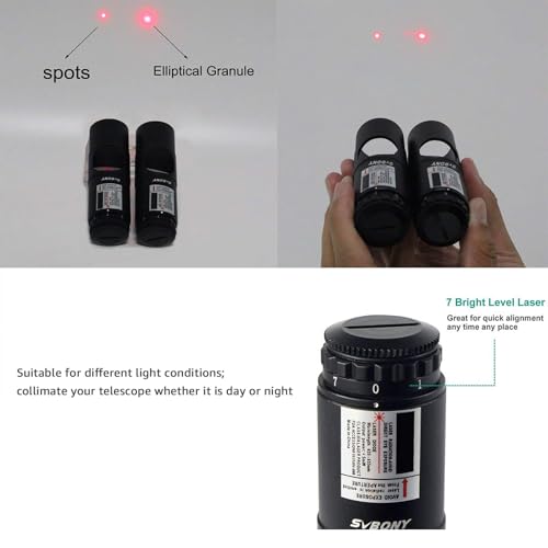 SVBONY Laser Collimator, for Newtonian Marca Telescope Alignment, 1.25/2" Classic version