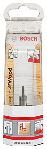 Bosch 2608629353 Groove Cutter, Silver, 8 x 6 x 50.8 mm D1 3 mm Länge 9,5 mm G 50.7 MM