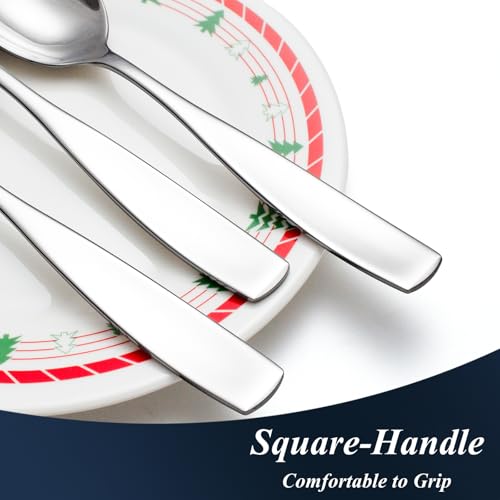 Citesana 5-piece stainless steel serving utensils set with silver finish, including ladle, slotted spoon, and serving fork on a white background.