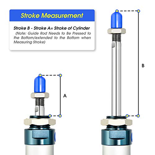 TAILONZ MAL Air Cylinder 25mm Bore 150mm Stroke with Y Connector (1Pc)