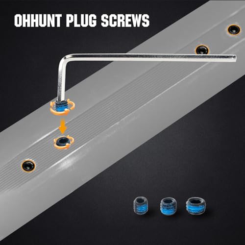 ohhunt 30 pcs Plug Screw Set Includes Both #6-48/#8-40 and #10-32 Screws for Plugging Extra Holes