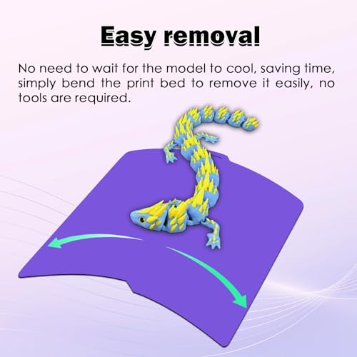 Cool Building Plate for Bambu Lab P2S/X2D/A1/P1S/P1P without Heating without Adhesive 257.5 x 257.5 mm Purple Smooth PEI Plate on Both Sides for Low Temperatures Flexible Spring Steel Plate Removable für Bambu Lab P2S/A1/X2D/P1S/P1P