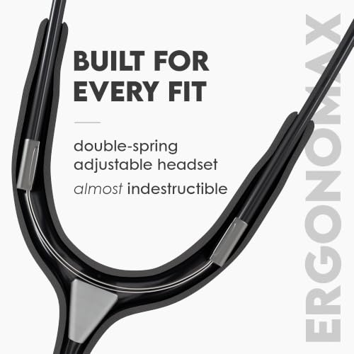 MDF Instruments MDF777 MD One Premium Stainless Steel Dual Head Stethoscope Blackout