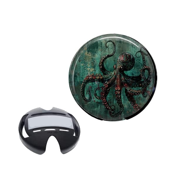 [Australia - AusPower] - Zenithstar Dark octopus StethoscopeTag Personalized,Nurse Doctor StethoscopeID Tag Customized, Medical StethoscopeName Tag,Ideal for Anyone That uses a Stethoscope, Nursing Students,etc. 