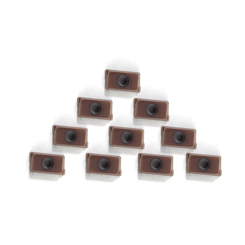 [Australia - AusPower] - Carbide Milling Inserts APKT11T308 TiN coated Lathe Carbide Inserts for Machining Aluminum and Face Milling Cutter Alloy Stainless Steel, 10 Pieces 