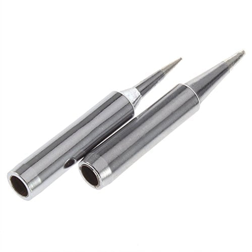 VStoy Set of 10 Soldering Tips 900M-T - Premium Copper Replacement Tips up to 400 °C for Soldering Station & Soldering Iron - Permanent Soldering Tips with Fine Chisel, Blade & Needle Tip for 1 Classical