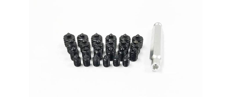 [Australia - AusPower] - HHIP 3601-0511 25 Piece 1/4-20, 5/16-18, 3/8-16, 7/16-14 Transfer Screw Set 25 Piece Set (1/4, 5/16, 3/8, 7/16 IN) 