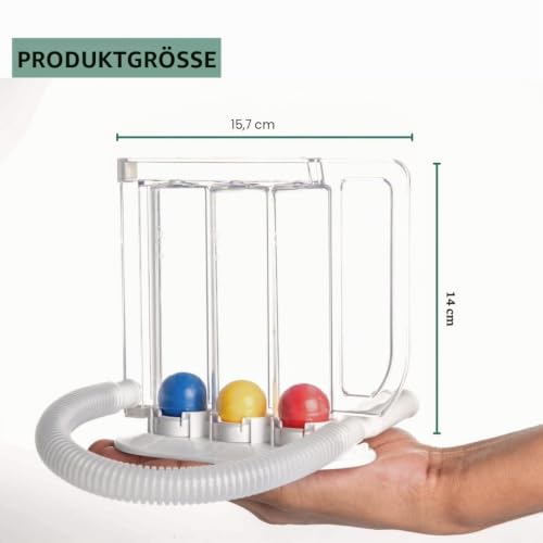 3 Ball Breathing Lung exerciser/ 3 Ball Incentive Spirometer