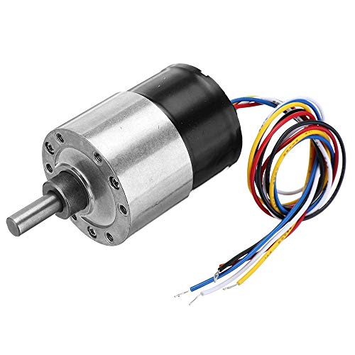 DollaTek DC 12V 37mm Diameter Gearbox Low noise Long life High Torque Brushless DC Gear Motor