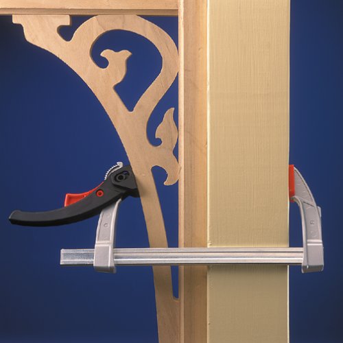 BESSEY KliKlamp Series Ratchet Action Lever Clamp - 12-Inch -KLI3.008 - Fast Action, Heavy Duty Clamps for Woodworking, Carpentry, & Cabinetry - Professional Grade for DIY and Home Improvement 12 in.