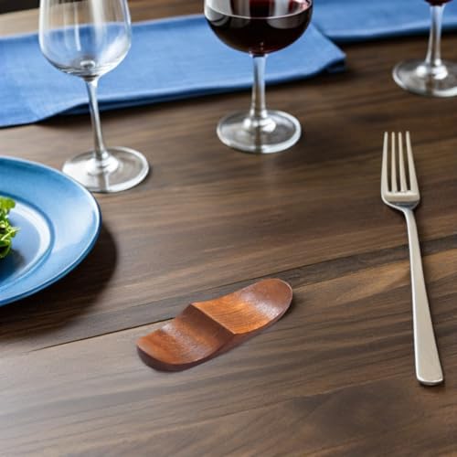 SHOWERORO 30 pcs Japanese Style Chopstick Rest Wooden Spoon Fork Rest for Table Chopstick Holder Stand for Dinner Table Decoration Easy Clean 3.34 X 0.90 X 1.96 in 8.5X2.3CMx5pcs As Shownx5pcs